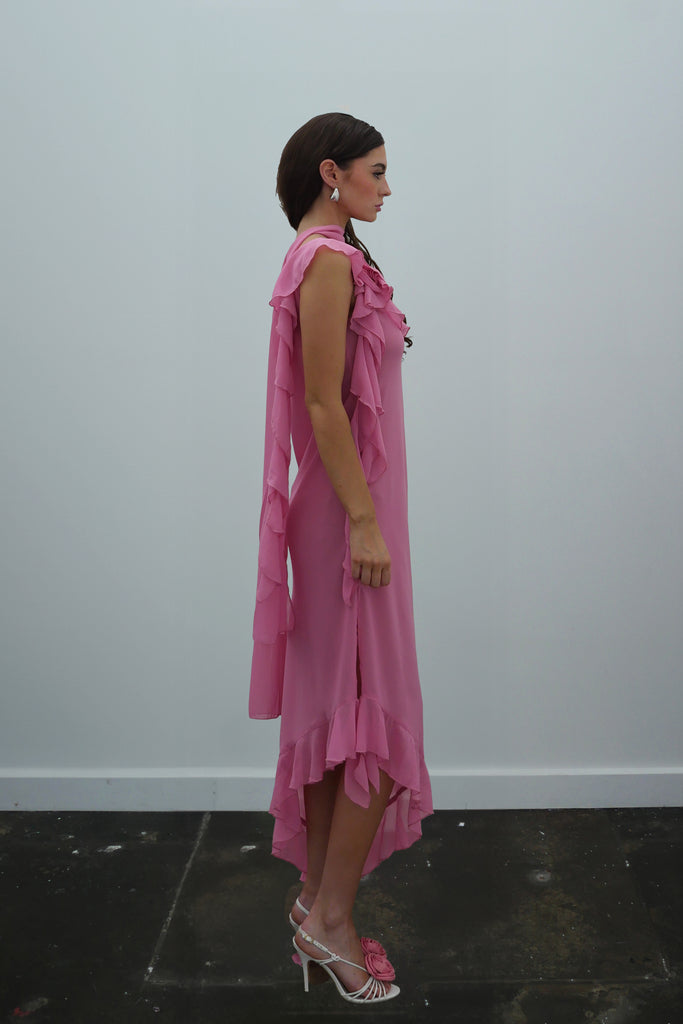 Dull Black Loafer Dress-Luna